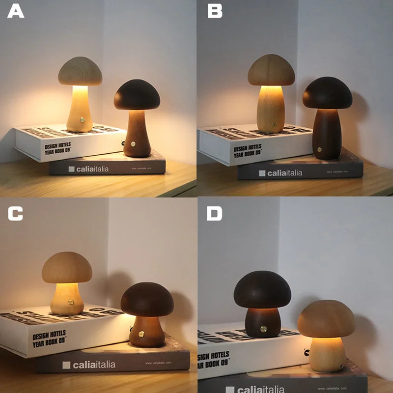 Mushroom Light with Touch Switch