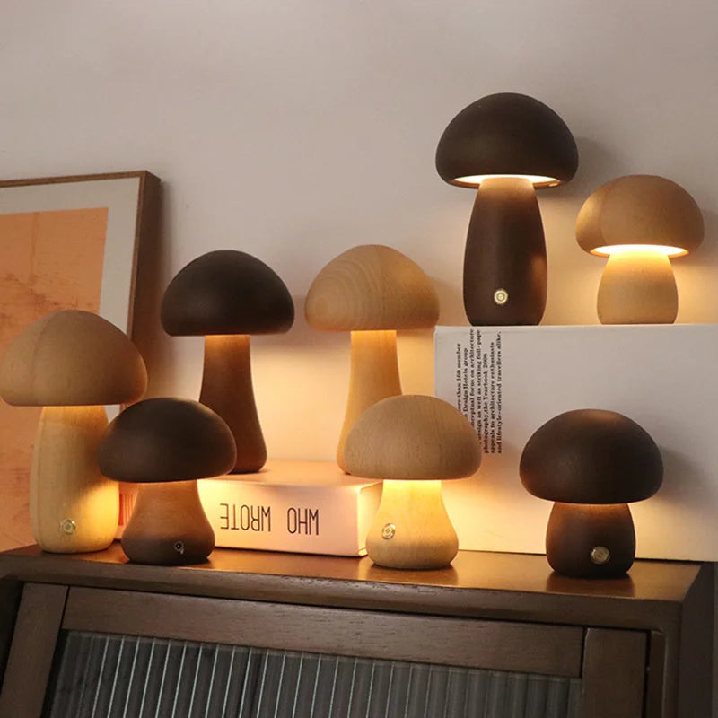 Mushroom Light with Touch Switch