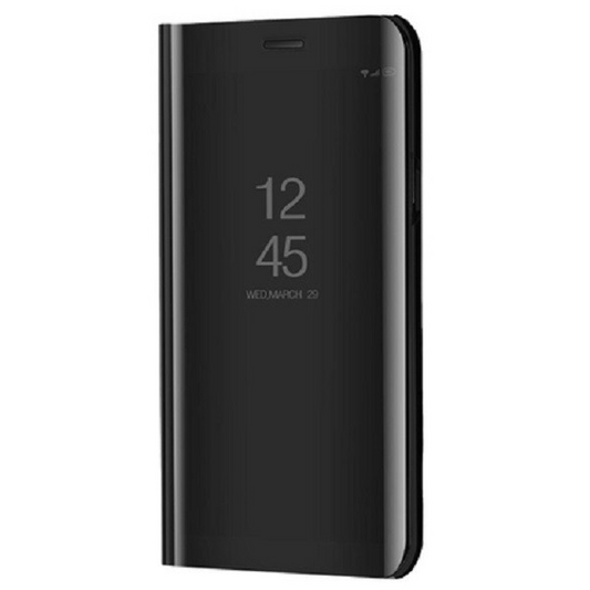 Xiaomi 12 Lite, калъф със странично отваряне, индикатор за повикване, Smart View Cover, черен (следпродажбен) (124105) (124105)-0
