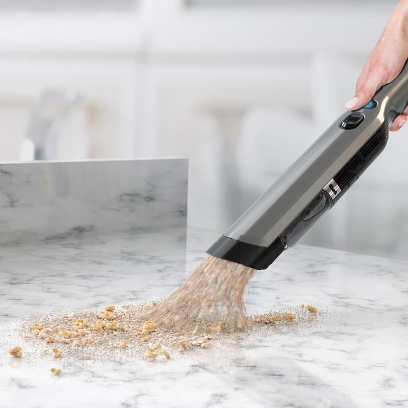 Shark WANDVAC Cordless Hand Vac WV201, 1.4 Lbs Ultra-Lightweight with Powerful Suction, Charging Dock, One-Touch Empty, LED Indicator, Pet Hair & Tight Spaces Tools Included